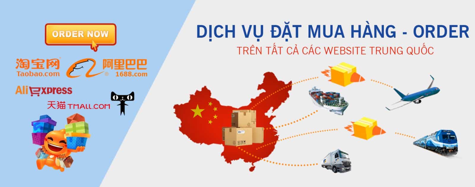 Đặt hàng Quảng Châu thông qua các trang thương mại điện tử