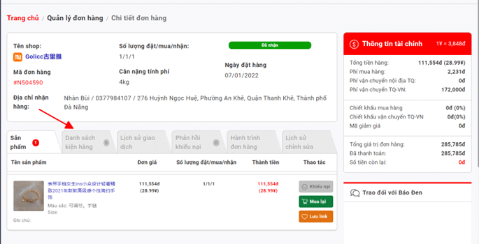 Cách theo dõi lộ trình hàng hóa 2 Anh1 1