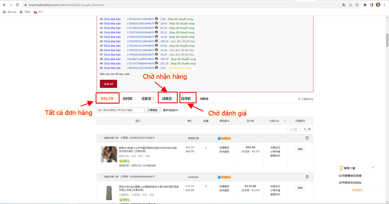 Hướng dẫn đặt hàng Trung Quốc qua web Báo Đen Logistics 77 anh 14