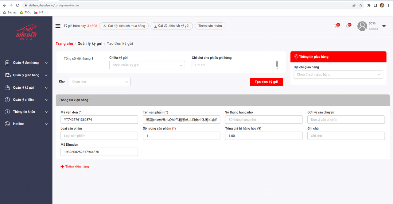 Hướng dẫn đặt hàng Trung Quốc qua web Báo Đen Logistics 81 anh 18