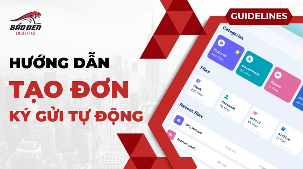 Hướng dẫn tạo đơn ký gửi tự động 56 Báo Đen Logistics