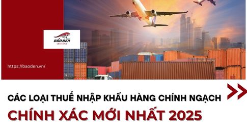 Thuế nhập khẩu chính ngạch