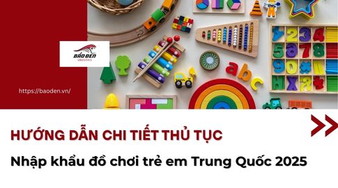 Hướng dẫn chi tiết thủ tục nhập khẩu đồ chơi trẻ em Trung Quốc 2025 5 Hướng dẫn chi tiết thủ tục nhập khẩu đồ chơi trẻ em Trung Quốc 2025