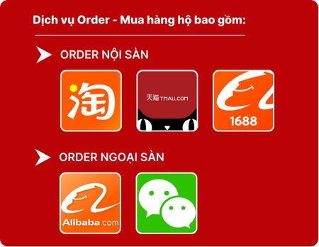 Dịch vụ đặt hàng Trung Quốc