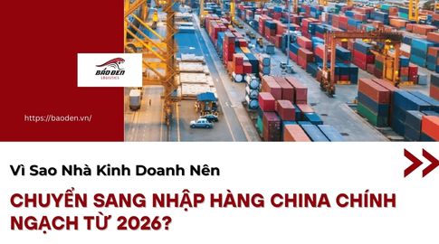 Vì Sao Nhà Kinh Doanh Nên Chuyển Sang Nhập Hàng China Chính Ngạch Từ 2026?