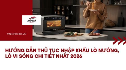 Hướng Dẫn Thủ Tục Nhập Khẩu Lò Nướng Chi Tiết Nhất 2026