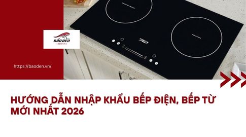Hướng Dẫn Nhập Khẩu Bếp Điện, Bếp Từ Mới Nhất 2026