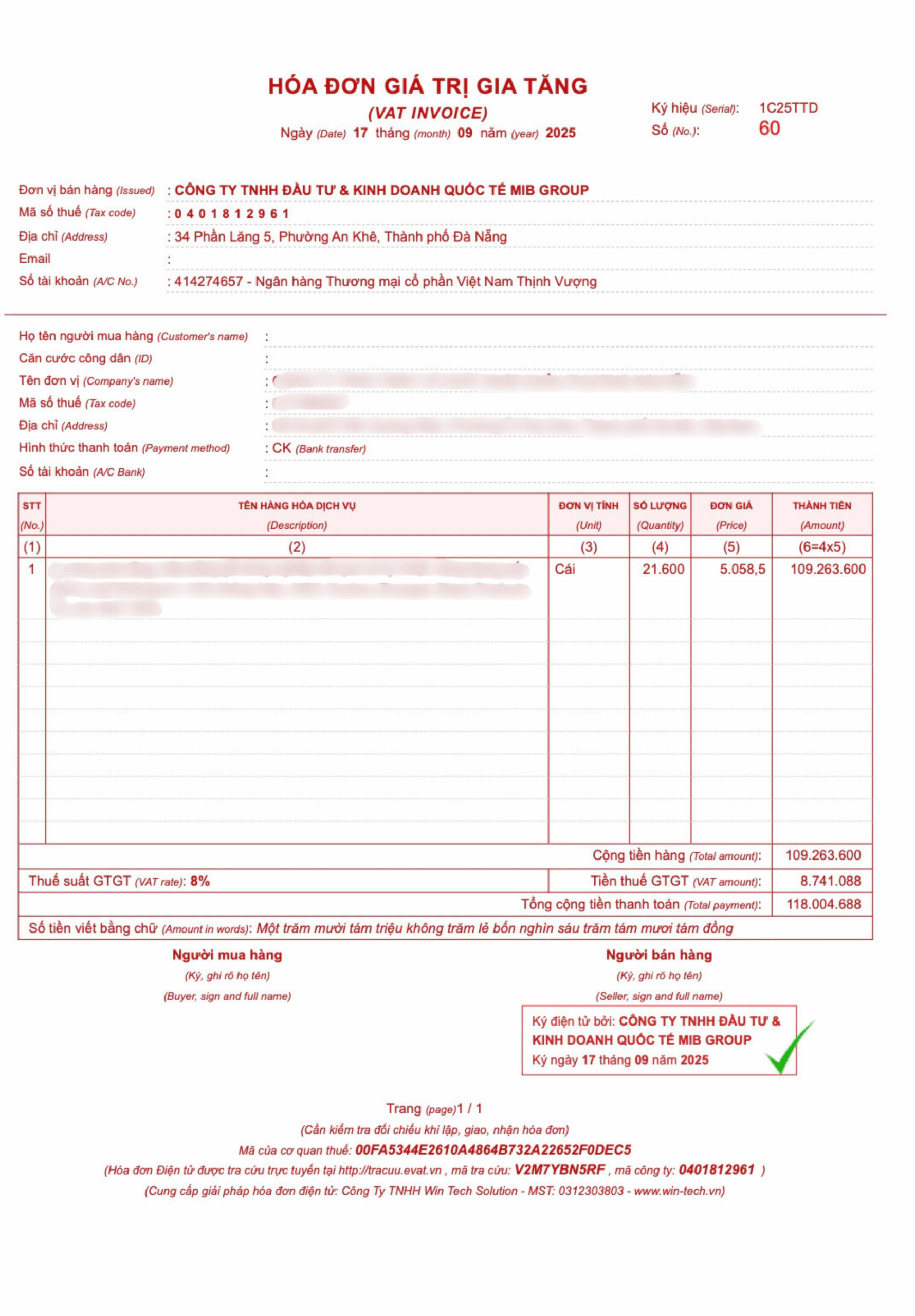 VAT scaled