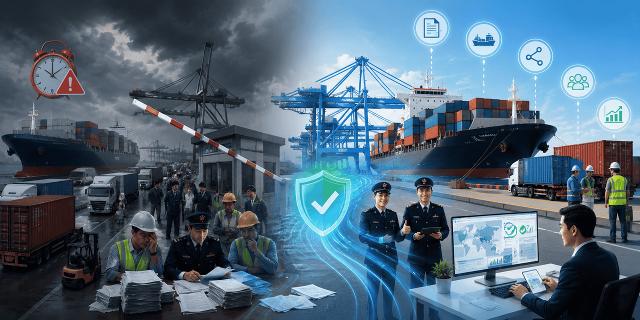 Chậm lịch tàu, tắc biên hải quan? Giải bài toán thông quan nhanh khi vận chuyển đường biển 1 vận chuyển đường biển