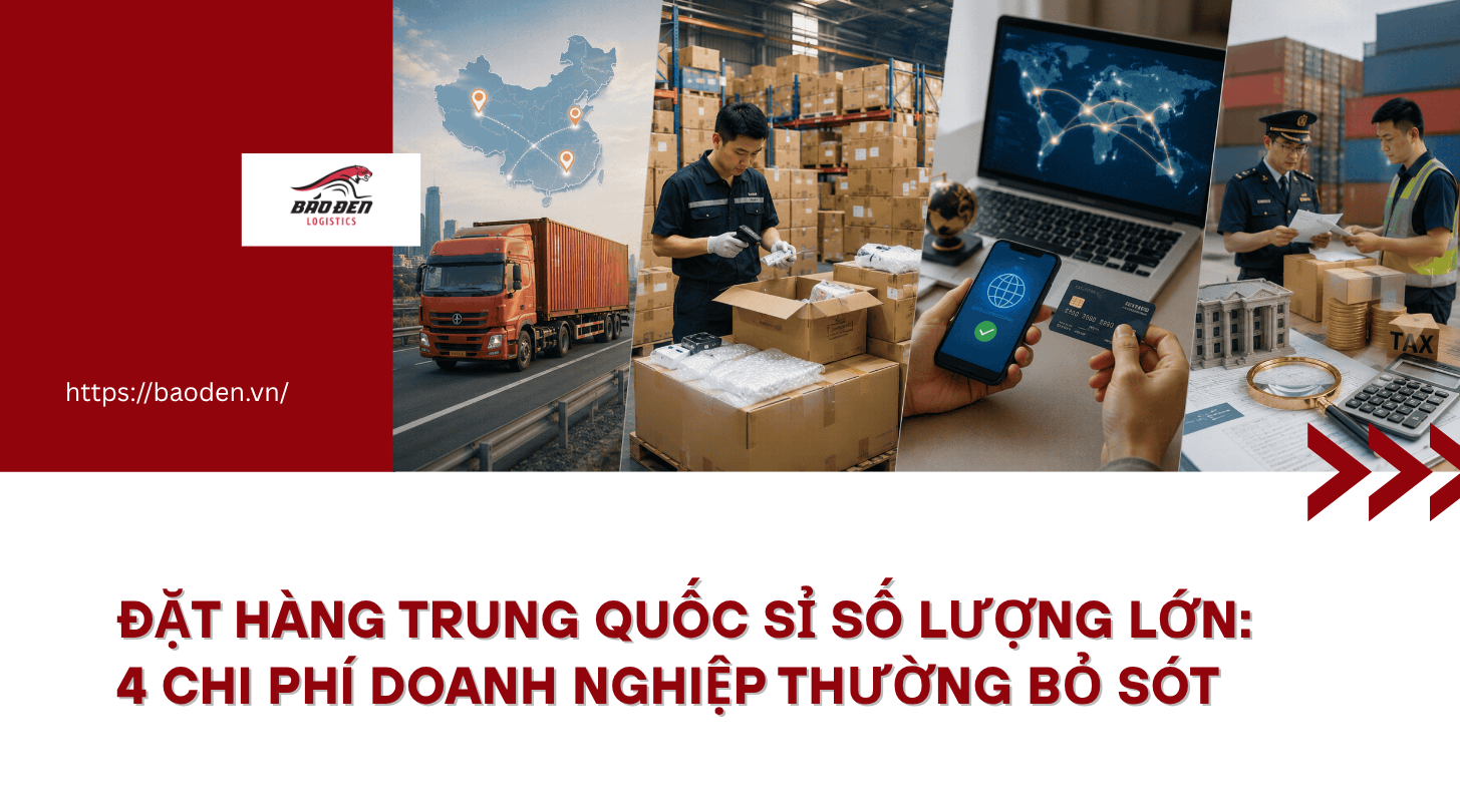 Đặt hàng Trung Quốc sỉ số lượng lớn: 4 chi phí doanh nghiệp thường bỏ sót 6 dat hang Trung Quoc si so luong lon bao den logistics